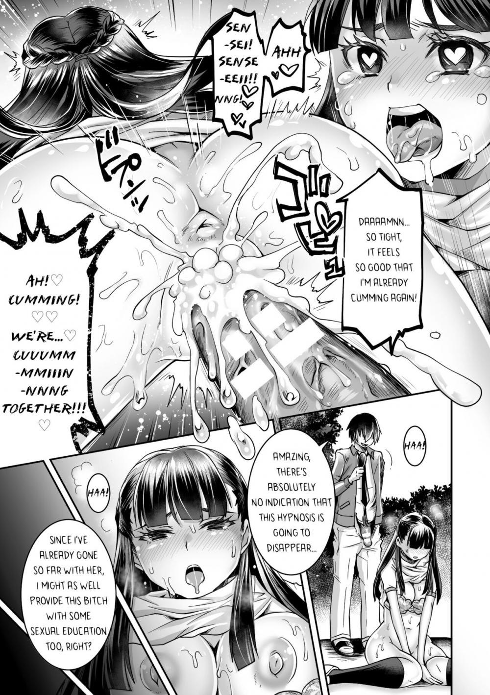 Hentai Manga Comic-I Tried To Turn A Straight-laced JK Into A Bitch With Hypnosis-Read-13